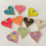 Enamel heart pendant