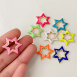 Enamel star pendant