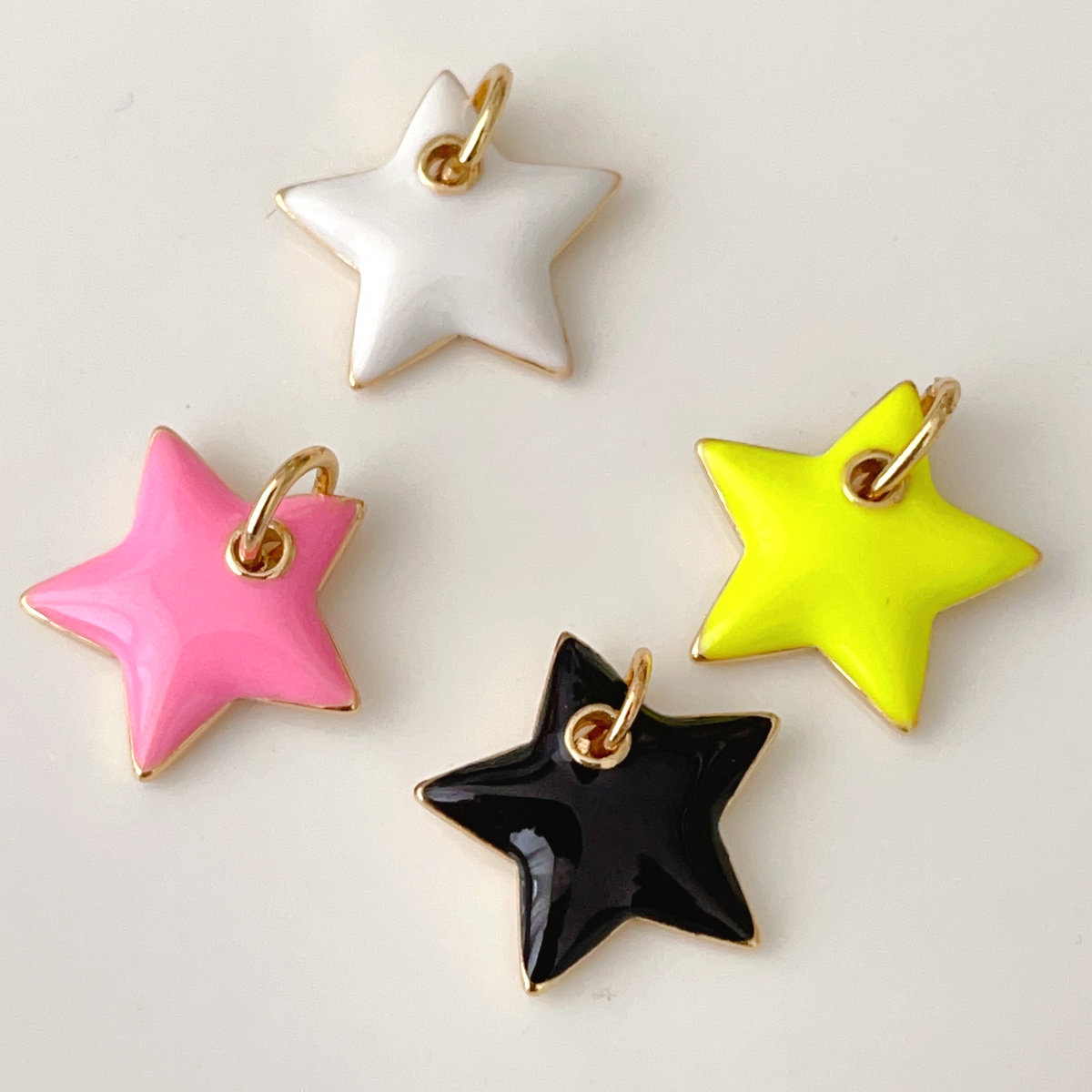 Enamel star charm