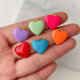 Enamel heart charm