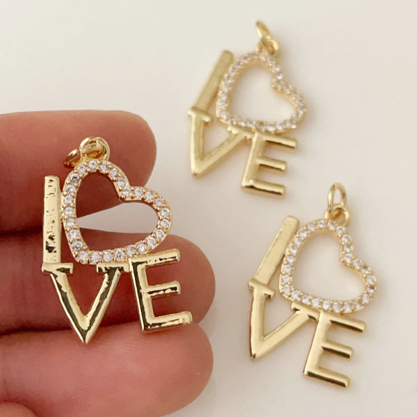 Pave words love charm