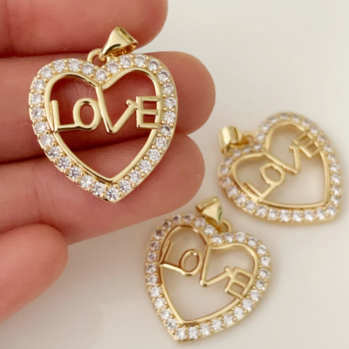 Heart love pendant