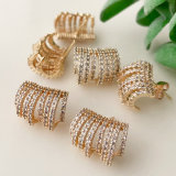 pave fashion earrings