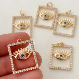 Square eye pendant