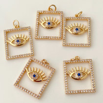 Square eye pendant