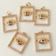 Square eye pendant