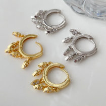Arrow charms earrings