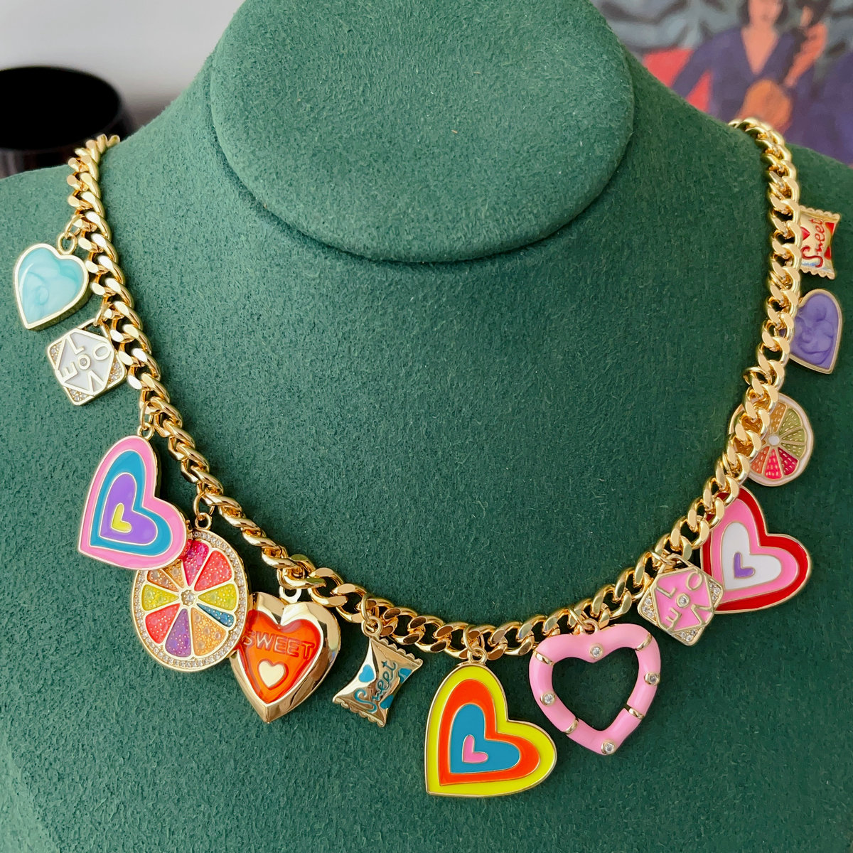Fine lucy charms necklace
