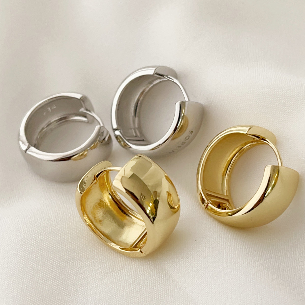 Fashion fat chunky hoop