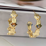 Hand shape hoop earrings