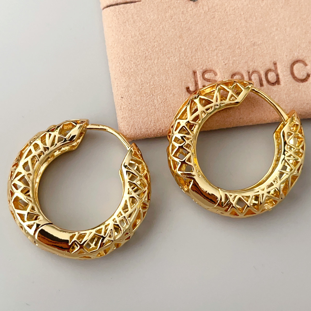Fashion Chunky hoop earrings