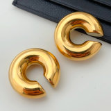 Big stainless steel chunky ear cuff