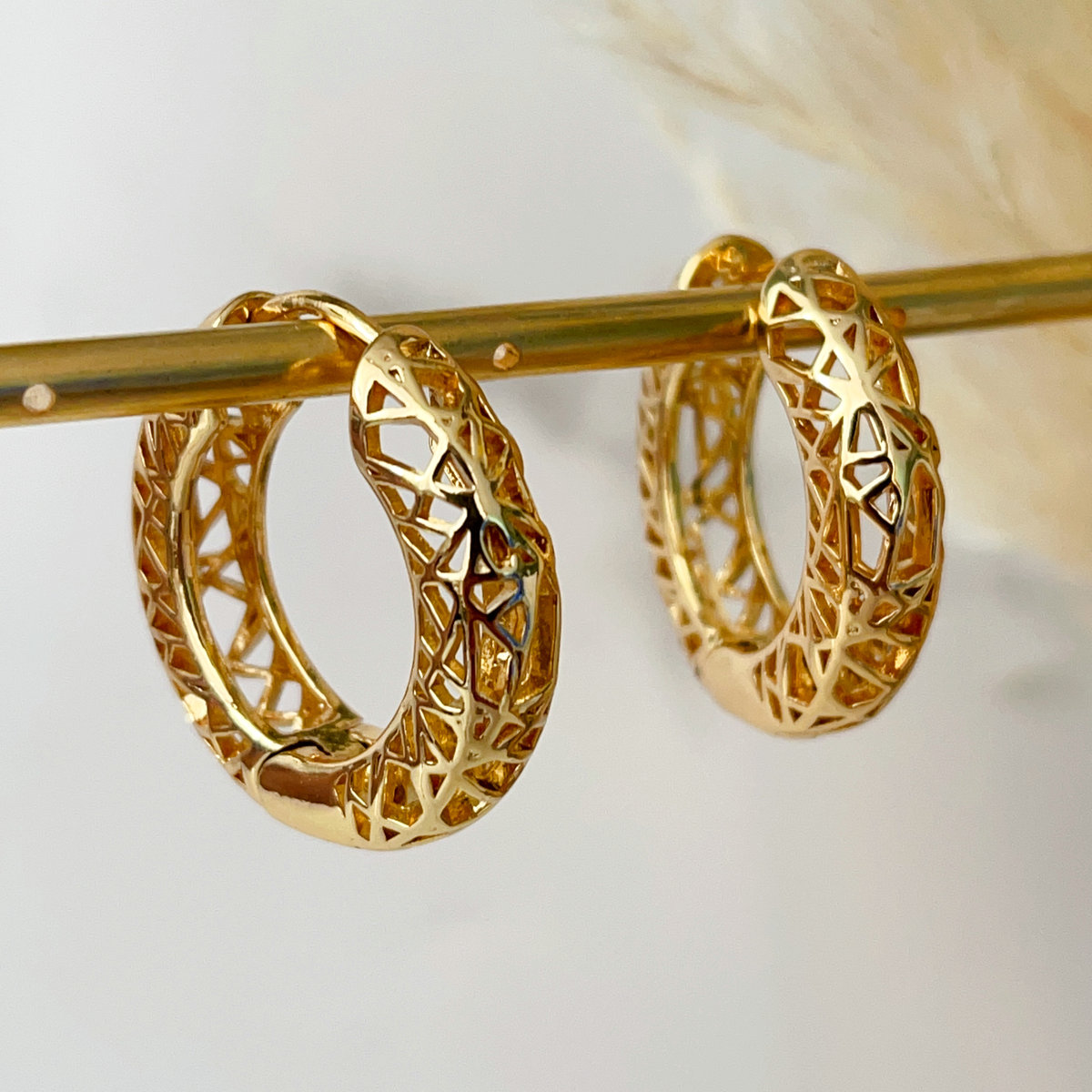 Fashion Chunky hoop earrings
