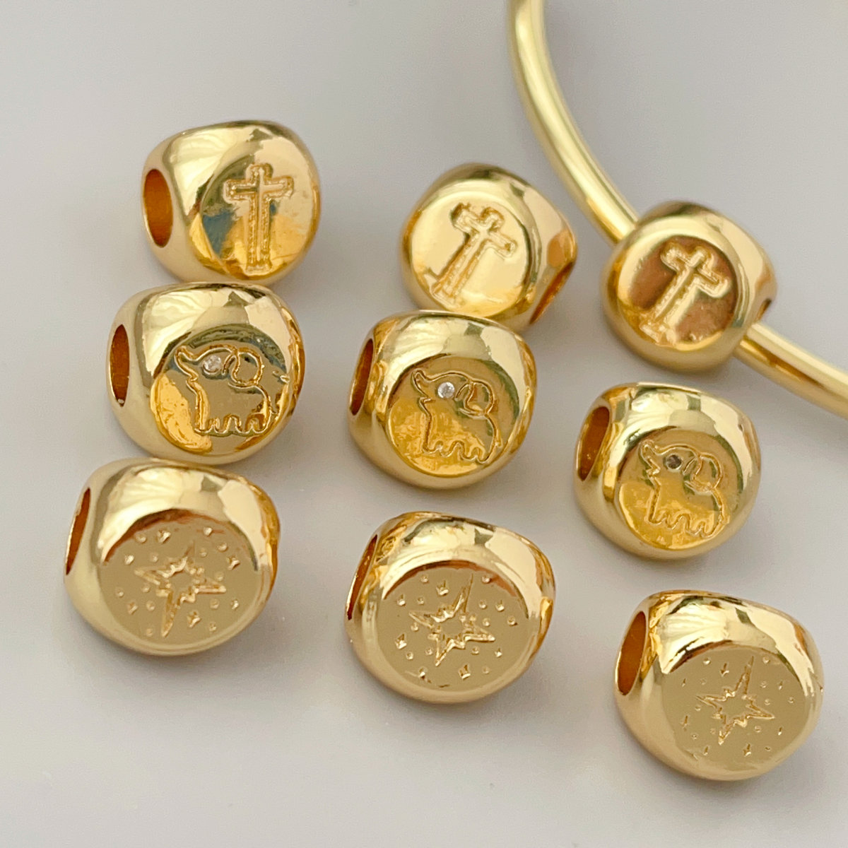Big hole pave bead