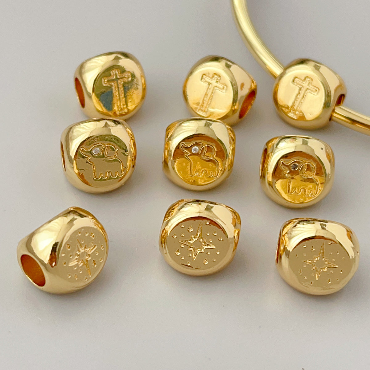 Big hole pave bead