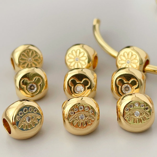 Big hole pave bead