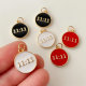 Enamel 11:11 pendant