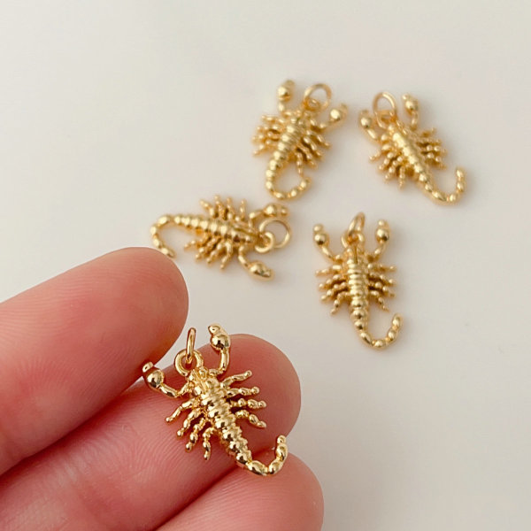 Metal scorpion charm