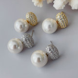 Pearl drop earrings