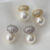 Pearl drop earrings