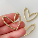 Metal heart charm
