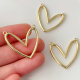 Metal heart charm