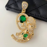 Pave tiger pendant