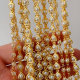 Glass pearl heart necklace 14inch
