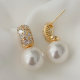 Fashoin drop pearl earrings