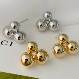 Ball earrings stud