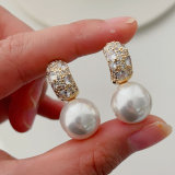 Fashoin drop pearl earrings