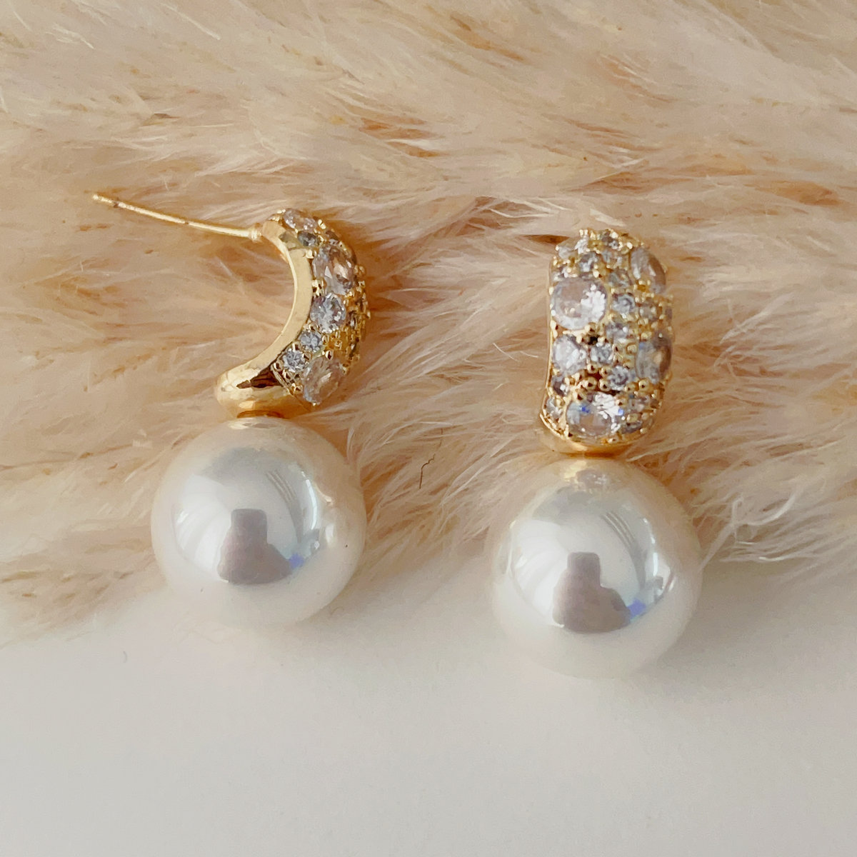 Fashoin drop pearl earrings