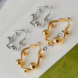 Bead s hoop earrings