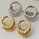 Fashion gold metal earrings