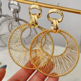 Big chunky metal earrings