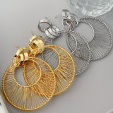 Big chunky metal earrings
