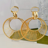 Big chunky metal earrings