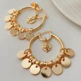 Fashion chunky hoop earrings