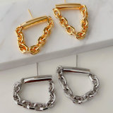 Chain chunky earrings