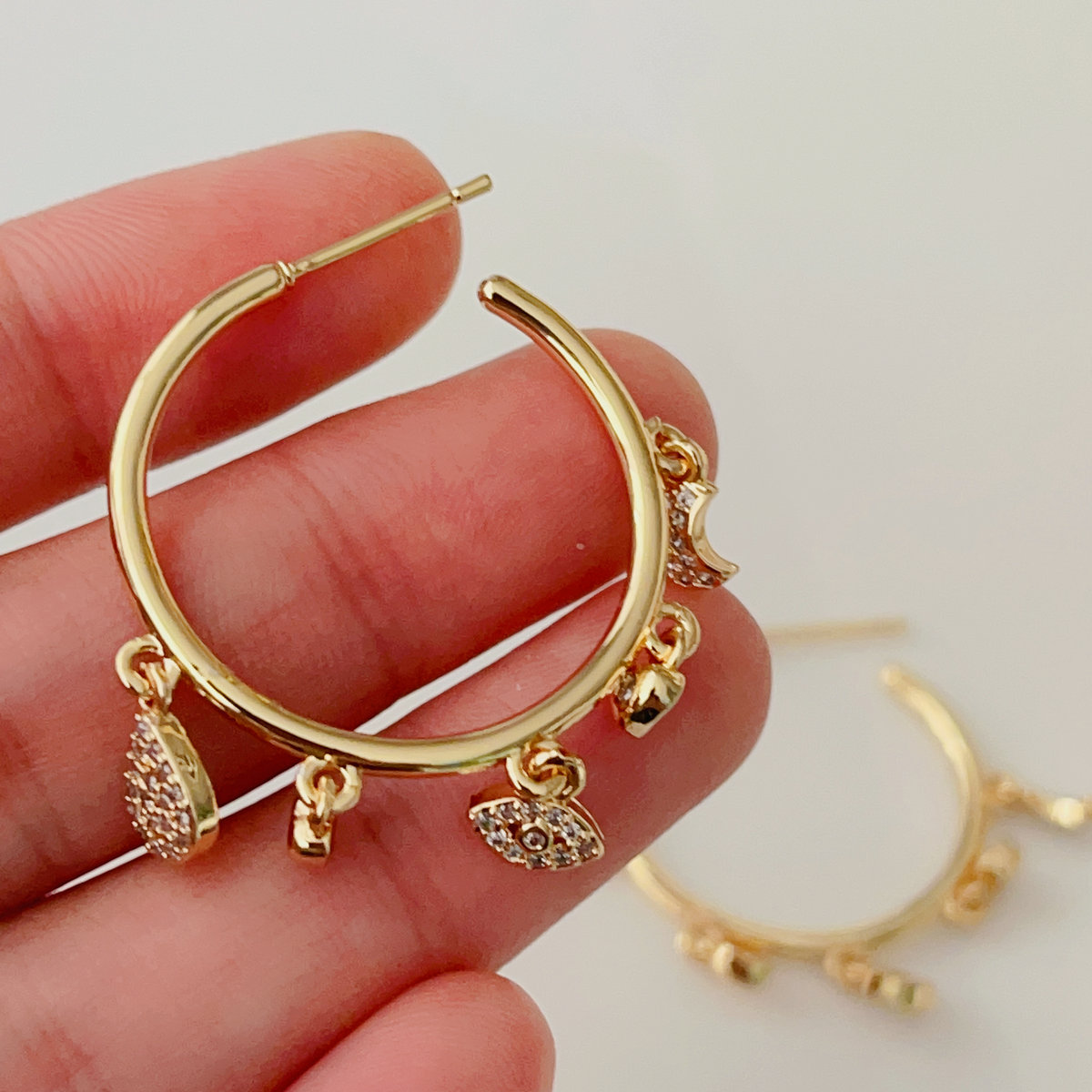 Charms hoops