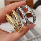 Pave chunky hoops
