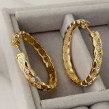 Pave chunky hoops