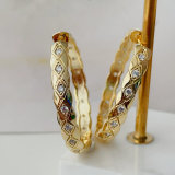 Pave chunky hoops
