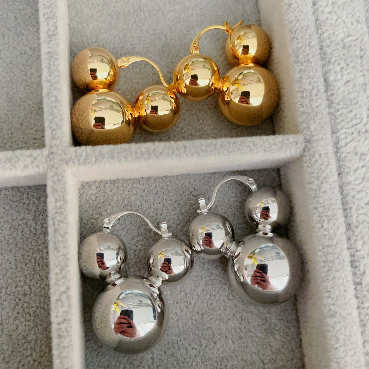 Micky bead hoops