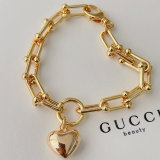 Heart charm bracelet