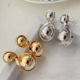 Ball twist earrings