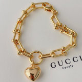 Heart charm bracelet