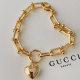 Heart charm bracelet