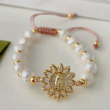 Handmade fresh water pearl bracelet