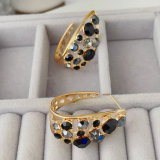 Black stone hoops